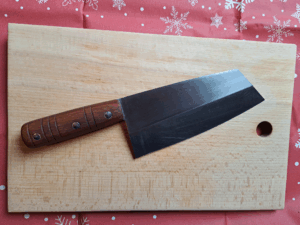 Japanisches Messer und Schneidebrett Aktion